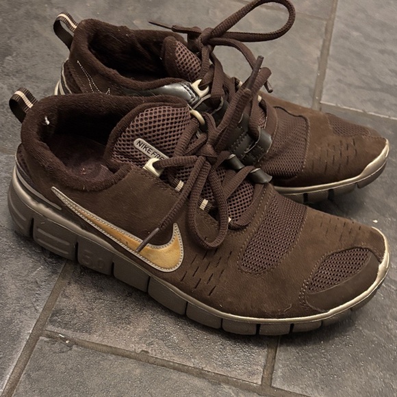 Nike Shoes - Nike Women’s Free Run 5.0 Brown Athletic Sneakers